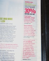 Food Feature - survey question example